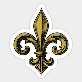 Fleur de lis Sticker